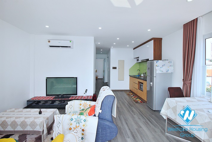 Renovated and lake view one bedroom apartment for rent in To Ngoc Van, Tay Ho