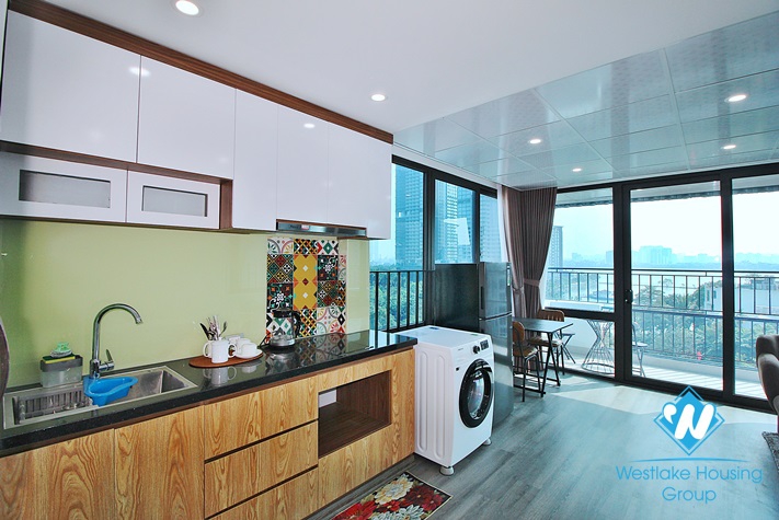 A top floor 1 bedroom apartment for rent in To ngoc van, Tay ho