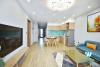 Brand new and morden 2 beds aparment for rent in Nghi Tam st, Tay Ho