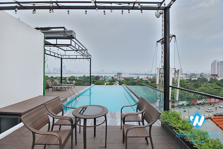 Brand new and morden 2 beds aparment for rent in Nghi Tam st, Tay Ho