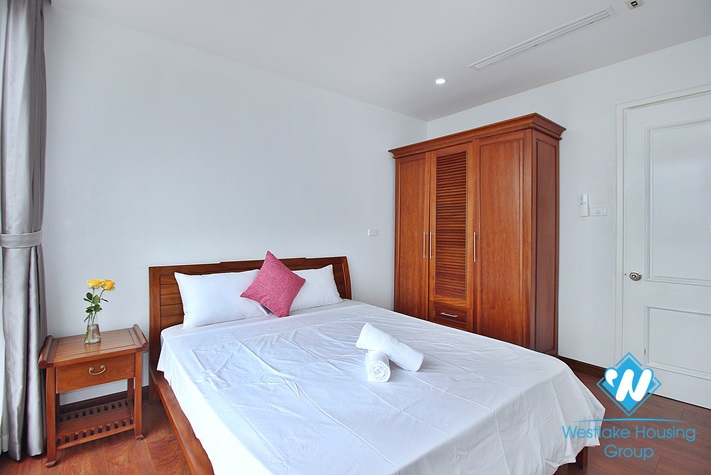 Lake view and bright 2 bedrooms apartment for rent in Xom Chua, Dang Thai Mai, Tay Ho