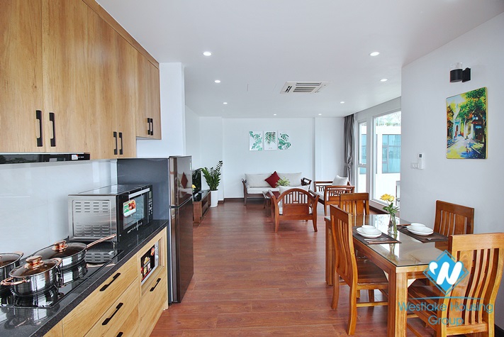 Lake view and bright 2 bedrooms apartment for rent in Xom Chua, Dang Thai Mai, Tay Ho