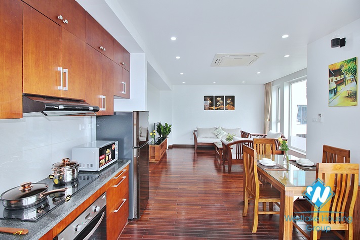 Lake view 2 bedroom apartment for rent in Tay ho, Dang thai mai