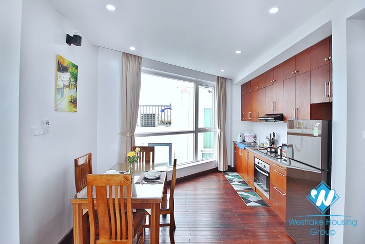 Lake view 2 bedroom apartment for rent in Tay ho, Dang thai mai