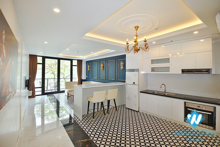 Large 02 bedrooms apartment for rent in Nhat Chieu st, Tay Ho District 