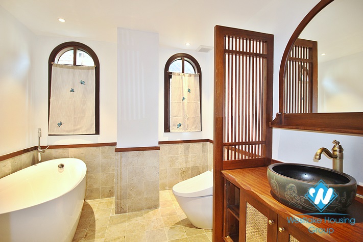 Brand new three bedrooms apartment for lease in To Ngoc Van st, Tay Ho