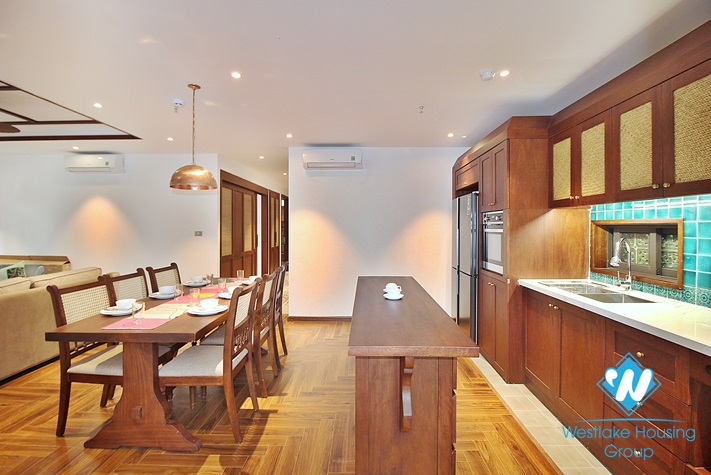 Brand new three bedrooms apartment for lease in To Ngoc Van st, Tay Ho