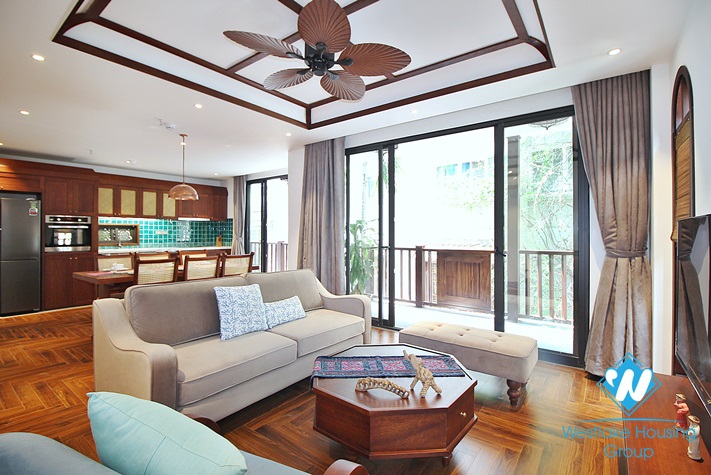 Brand new three bedrooms apartment for lease in To Ngoc Van st, Tay Ho