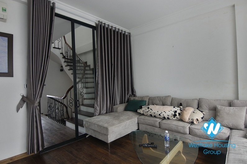 Three bedroom riverside house for rent in Ngoc Thuy ward, Long Bien district.