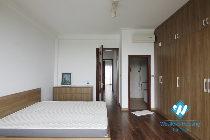 Three bedroom riverside house for rent in Ngoc Thuy ward, Long Bien district.