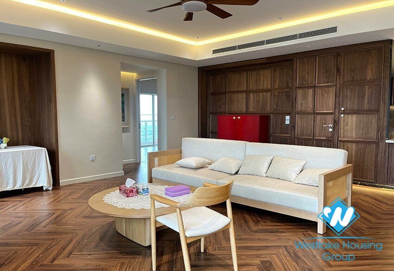 Big size apartment with 2 bedrooms for rent in L1 Building Ciputra, Ha Noi