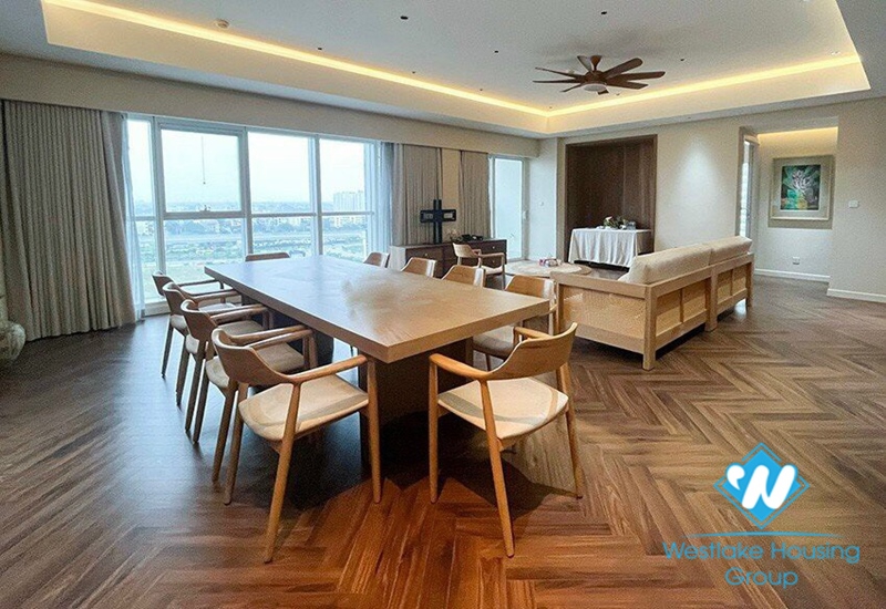 Big size apartment with 2 bedrooms for rent in L1 Building Ciputra, Ha Noi