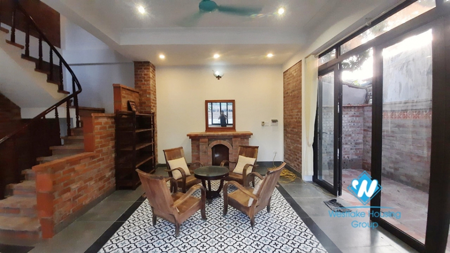 House with garden for rent in Ngoc Thuy Ward, Long Bien District