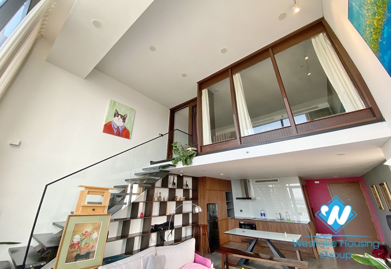 Modern apartment in Penstudio Tower For rent, Tay Ho, Ha Noi