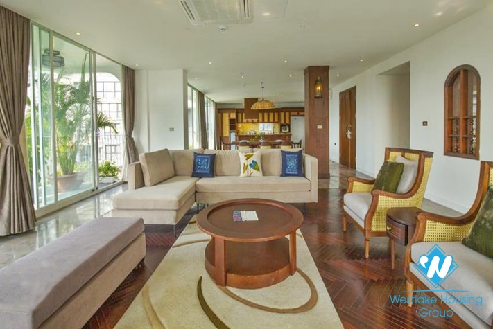 A luxurious 4 beds apartment for rent in To Ngoc Van st, Tay Ho