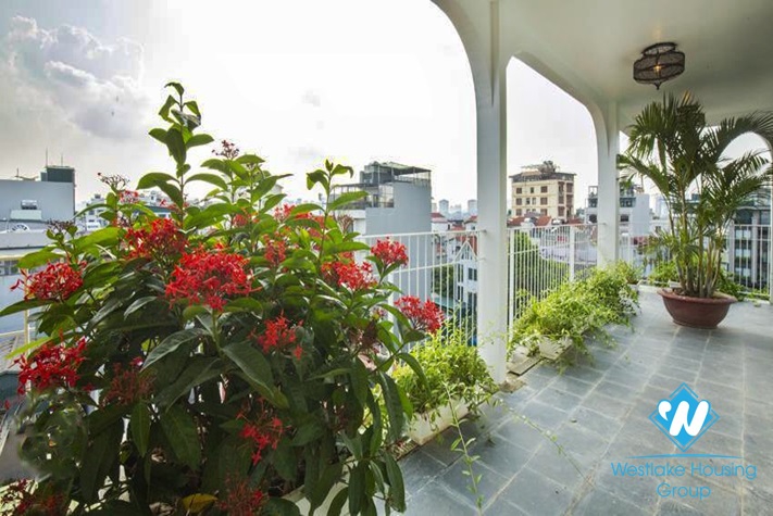 A luxurious 4 beds apartment for rent in To Ngoc Van st, Tay Ho