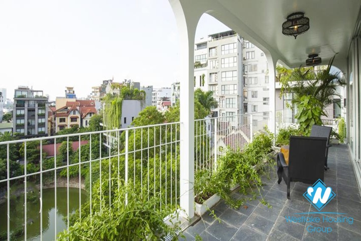 A luxurious 4 beds apartment for rent in To Ngoc Van st, Tay Ho