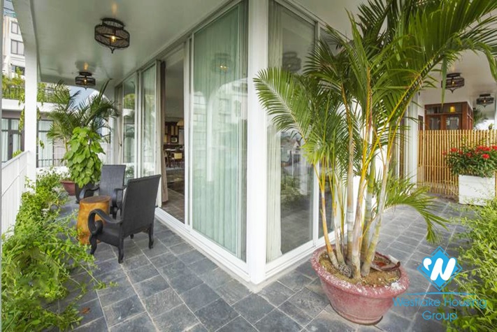 A luxurious 4 beds apartment for rent in To Ngoc Van st, Tay Ho