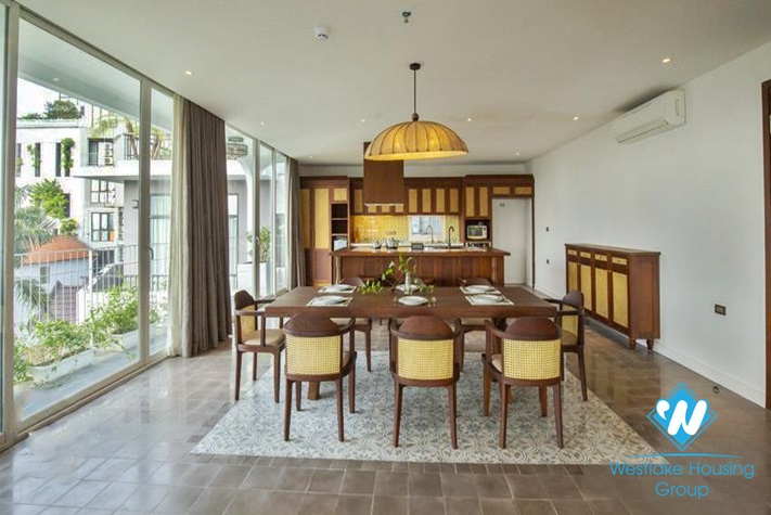 A luxurious 4 beds apartment for rent in To Ngoc Van st, Tay Ho