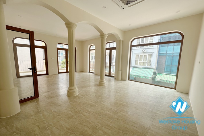 New modern house for rent in Lac Long Quan st, Tay Ho district.