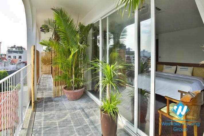 A luxurious 4 beds apartment for rent in To Ngoc Van st, Tay Ho