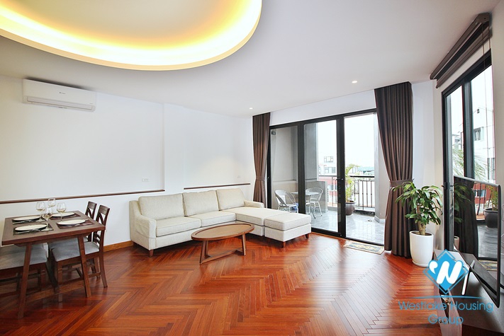 High-end floor and Indochina style 2 beds apartment for rent in Tay Ho