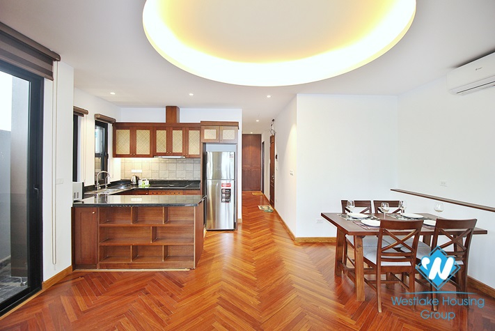 High-end floor and Indochina style 2 beds apartment for rent in Tay Ho
