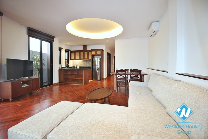 High-end floor and Indochina style 2 beds apartment for rent in Tay Ho