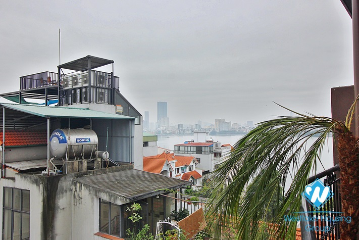 High-end floor and Indochina style 2 beds apartment for rent in Tay Ho