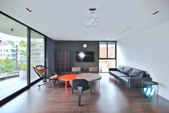 Morden and bright 3beds apartment for lease in To Ngoc Van st, Tay Ho