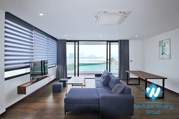 A brand new lake view 2 bedroom apartment for rent in Tay ho, Hanoi