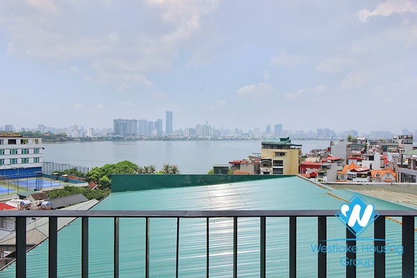 A brand new lake view 2 bedroom apartment for rent in Tay ho, Hanoi
