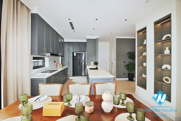 Morden and spacious 04-bedroom apartment for lease in To Ngoc Van, Tay Ho, Ha Noi