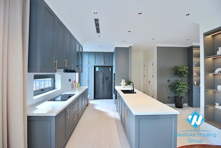 Morden and spacious 04-bedroom apartment for lease in To Ngoc Van, Tay Ho, Ha Noi