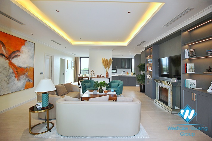 Morden and spacious 04-bedroom apartment for lease in To Ngoc Van, Tay Ho, Ha Noi