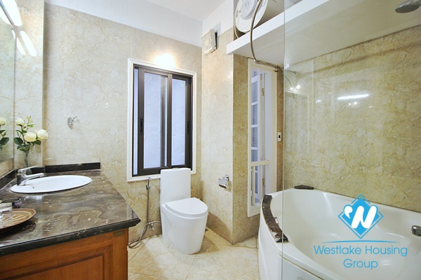 Spacious 3 bedroom apartment for rent in Dang thai mai, Tay ho