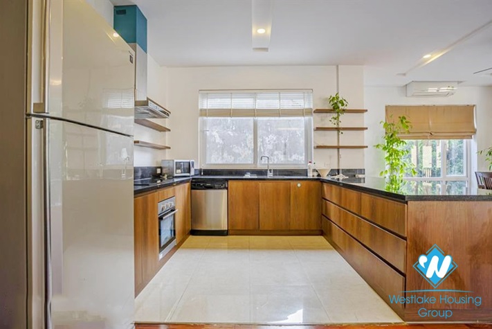 A giant four bedrooms apartment for rent in Au Co st, Tay Ho