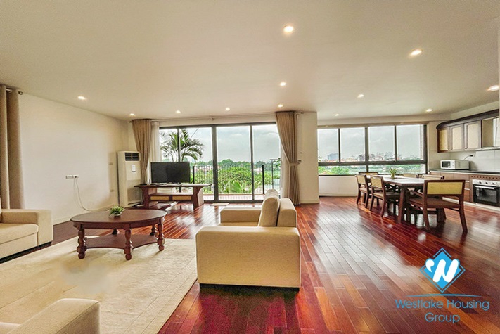 03 bedrooms apartment with nice living room for rent in Xom Chua Dang Thai Mai, Tay Ho