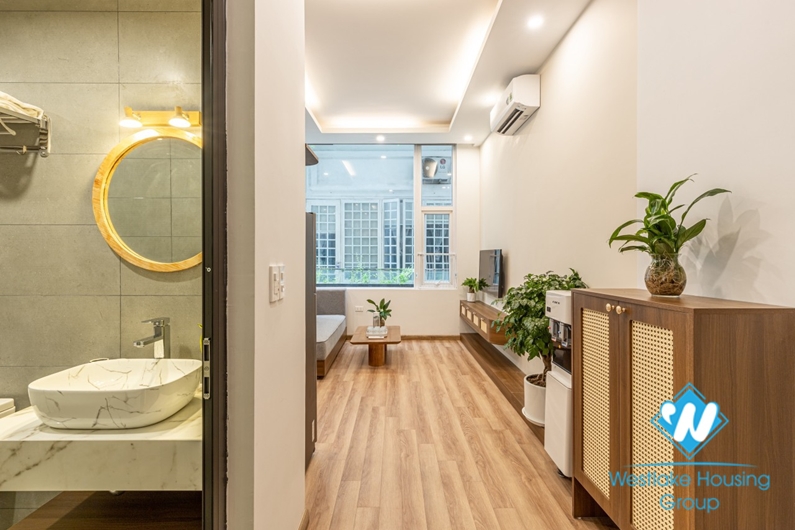 Brand new one bedroom apartment for rent in Lieu Giai st, Ba Dinh district.