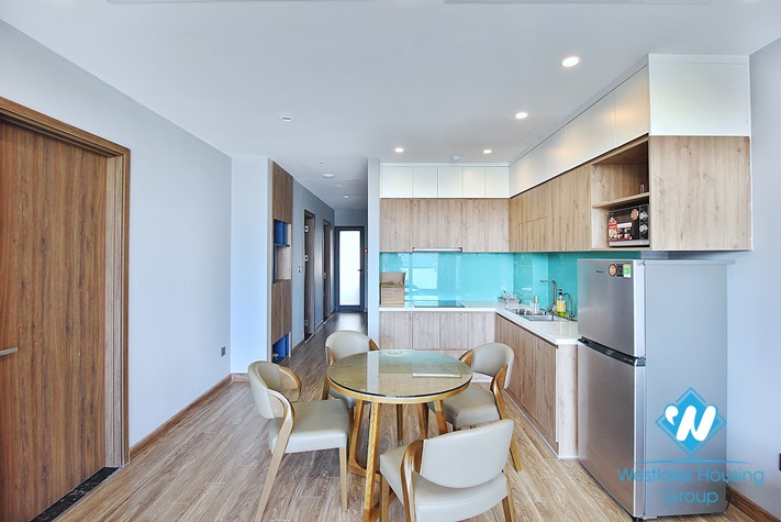 A cutie 2 bedrooms apartment for rent in Nghi Tam st, Tay Ho