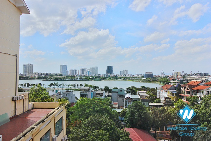 Giant terrace penhouse 4beds apartment for rent in To Ngoc Van st, Tay Ho