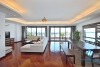 Top floor and lakeview 3beds apartment for rent in Tu Hoa st, Tay Ho