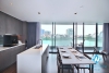 Top floor and lake view two bedrooms apartment for rent in Tu Hoa, Tay Ho