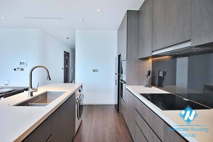 Top floor and lake view two bedrooms apartment for rent in Tu Hoa, Tay Ho