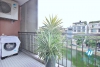 Lake view and brand new 1 bedroom and 1 working room for rent in Tay Ho, Ha Noi
