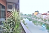Lake view and brand new 1 bedroom and 1 working room for rent in Tay Ho, Ha Noi