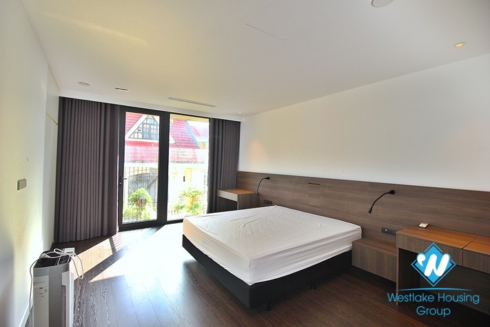 A wonderful new villa having nice outside space for rent in Tay Ho, Hanoi, Vietnam
