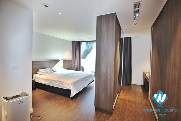 A wonderful new villa having nice outside space for rent in Tay Ho, Hanoi, Vietnam