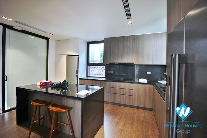 A wonderful new villa having nice outside space for rent in Tay Ho, Hanoi, Vietnam