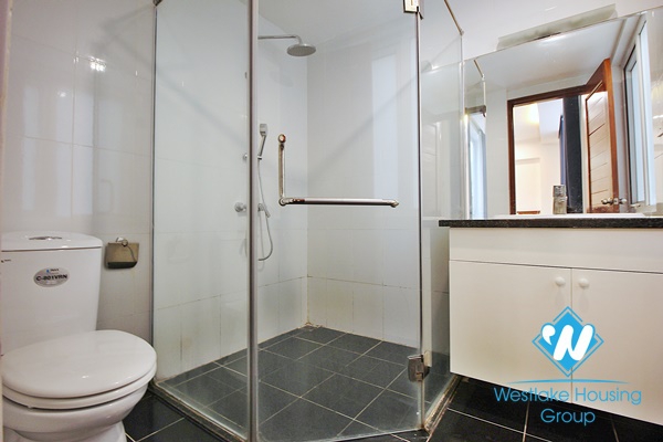 Spacious 03 bedrooms apartment with lakeview for rent in Quang Khanh street, Tay Ho district.